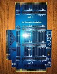 Печатная плата ZX Spectum Backplane #289(черная маска)
