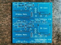 Печатная плата CAS/TZXDuino v1.0 #117(фиолетовая маска)(распродажа)