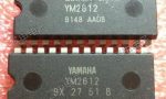YM2612(оригинал, демонтаж)