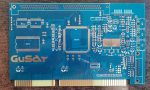 Печатаная плата GUSar M#285(черная маска) ENIG