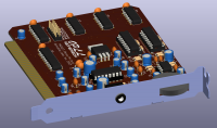 Печатная плата OPLL Stereo ISA Sound Card(зелёная маска) #167