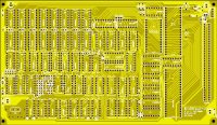 Печатная плата ZX Spectrum Краснодар 48 #855(желтая маска)
