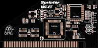 Печатная плата Sprinter WiFi #845 (черная маска)