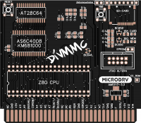 Печатная плата DIVMMC_2025 #1361 (черная маска)