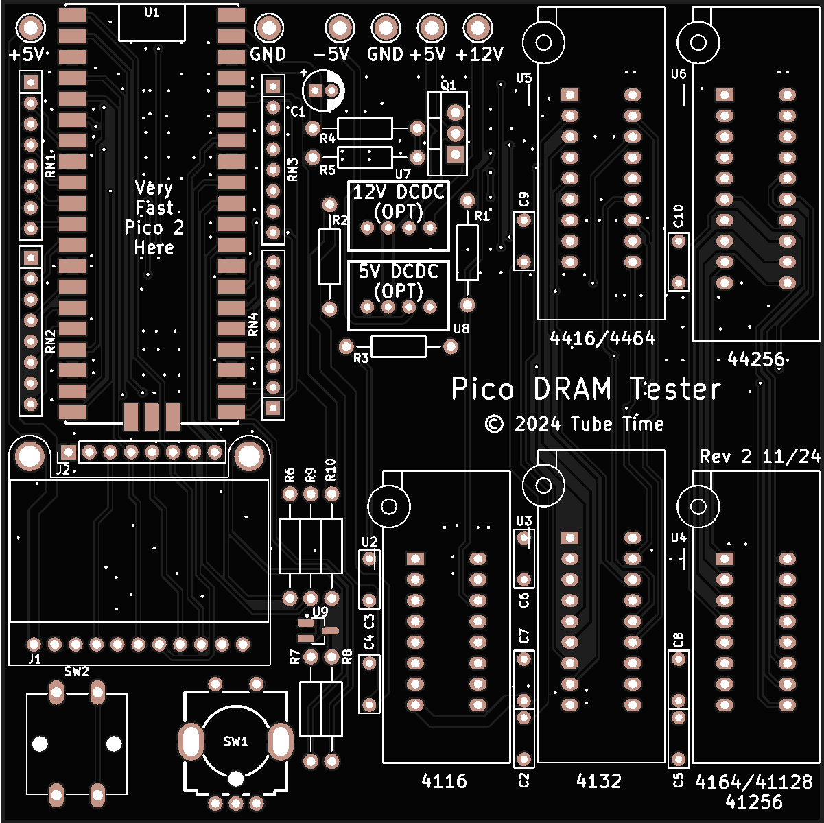 Конструктор PicoDRAM tester ver2 #1324(синяя маска)