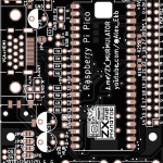 Печатная плата Мурмулятор с USB хабом в форм-факторе Raspberry Pi B+ #220(1384) (черная маска)