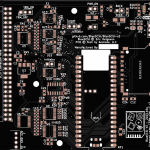Печатная BlueSCSI desktop 50pin v2 #228(1397) (черная маска)