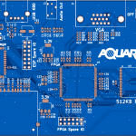 Печатная плата Aquarius+ Mini rev1 (vZ) #1505 (синяя маска)